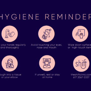 Shift Hygiene Reminder Navy Bg